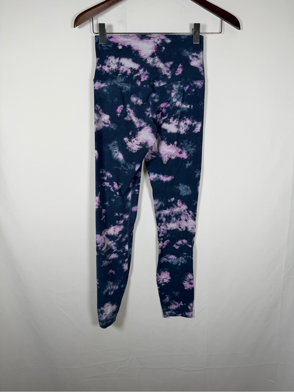 lululemon Align Navy and Pink Tie-Dye High-Waist Leggings
